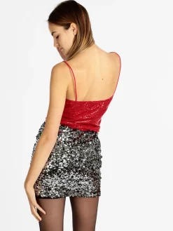 Solada Top donna con lurex