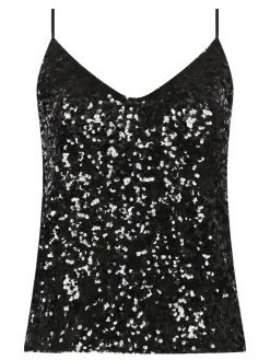 Solada Top donna con paillettes