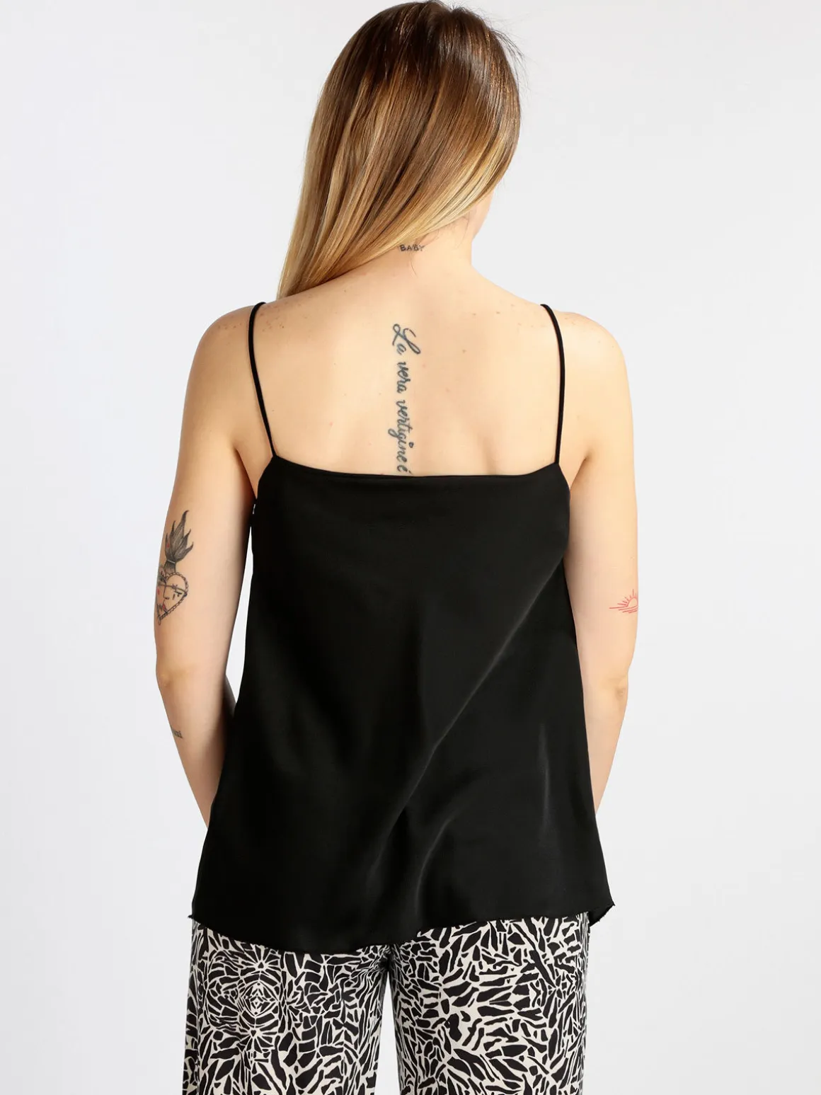 Solada Top donna con scollo a cascata