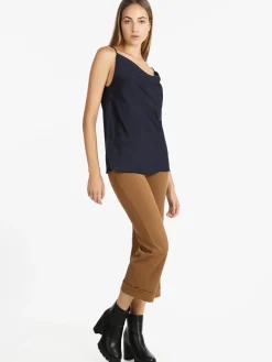 Solada Top donna con scollo a cascata