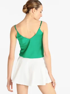 Solada Top donna effetto raso