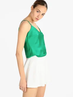 Solada Top donna effetto raso