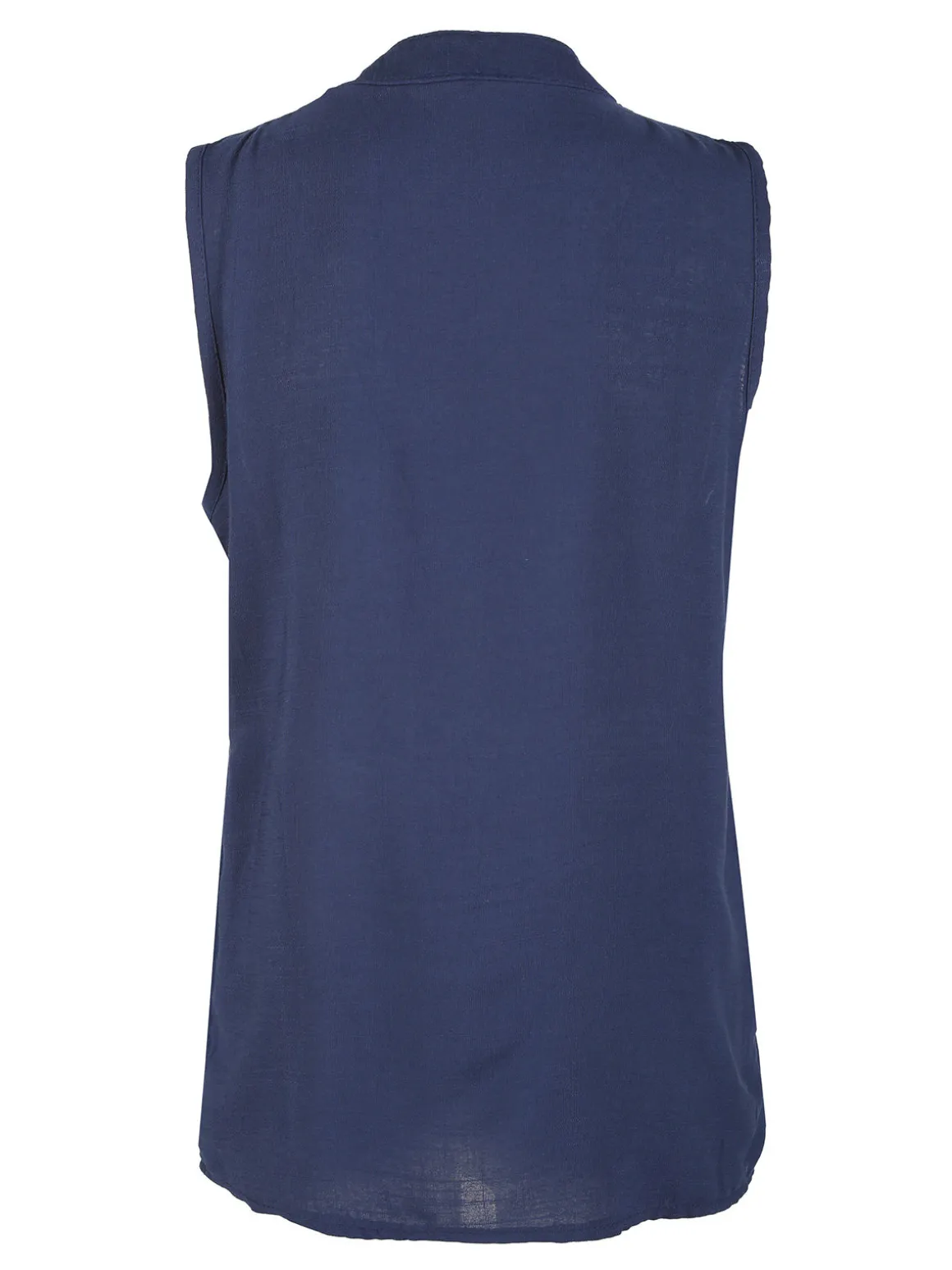 Solada Top donna in viscosa con scollo a V - blu scuro