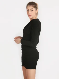 Solada Top donna lurex a manica lunga