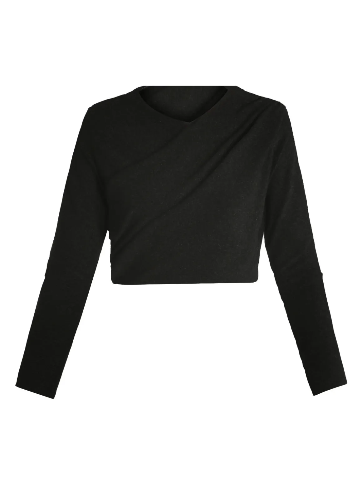 Solada Top donna lurex a manica lunga