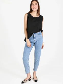 Solada Top donna oversize in cotone