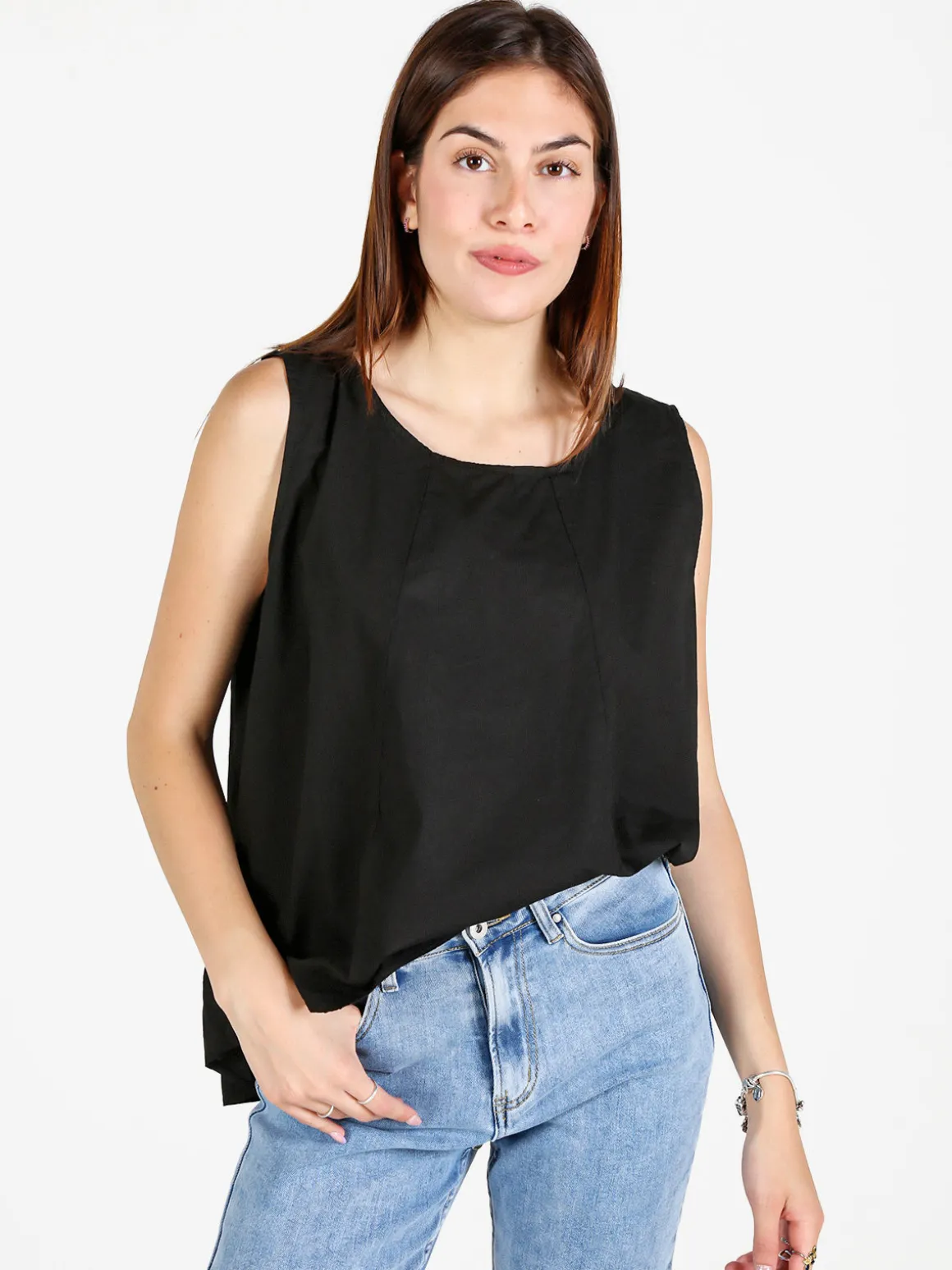 Solada Top donna oversize in cotone