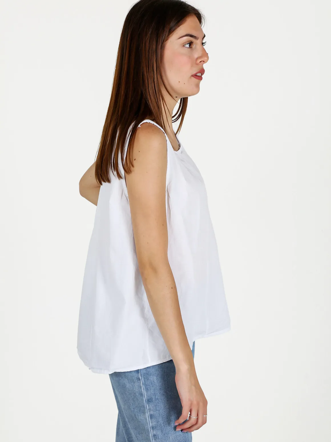 Solada Top donna oversize in cotone