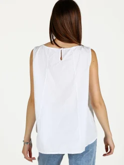 Solada Top donna oversize in cotone