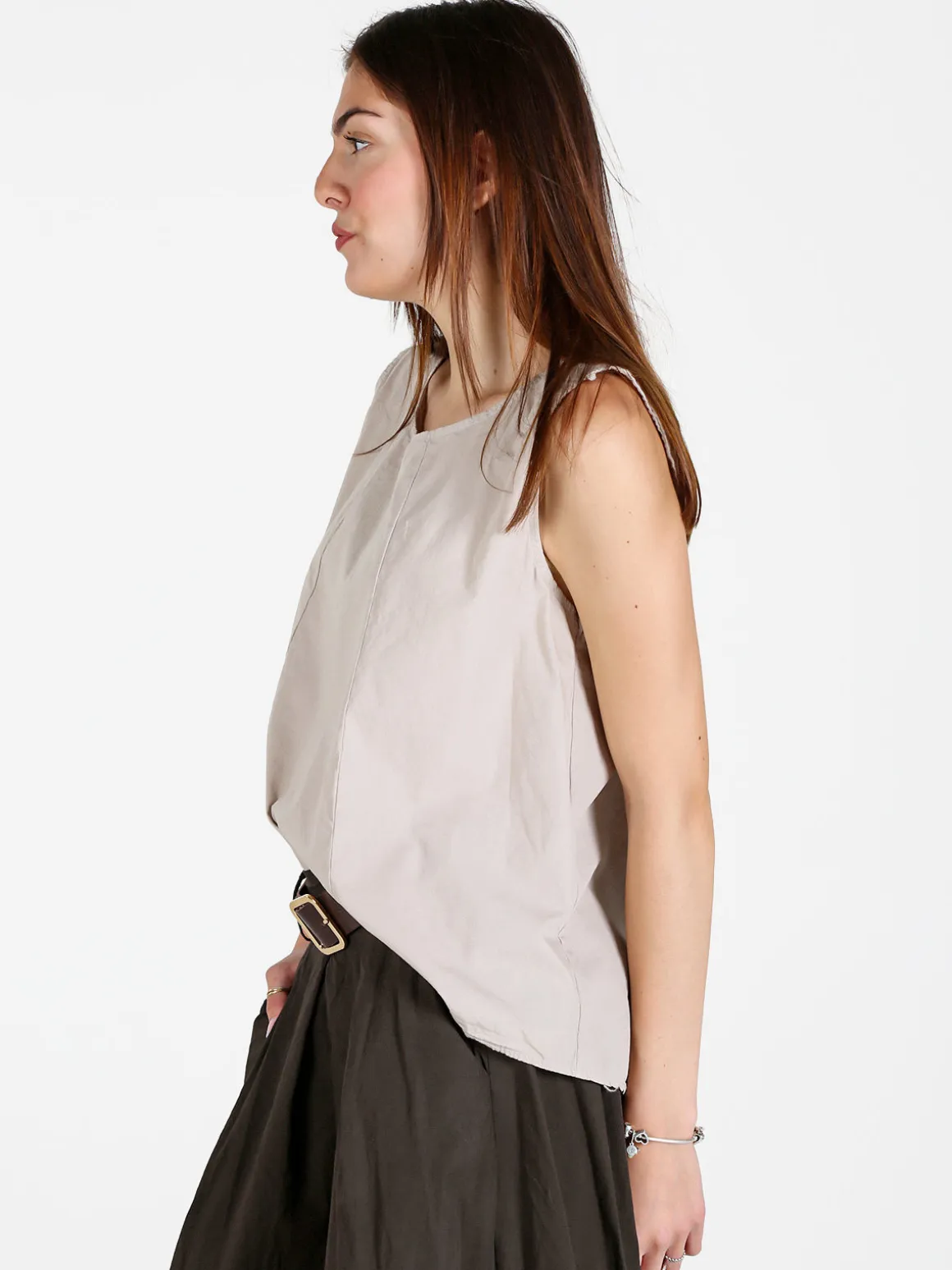 Solada Top donna oversize in cotone