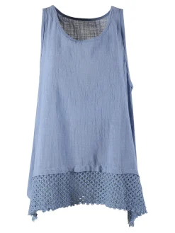 Solada Top donna oversize in cotone