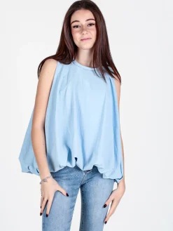 Solada Top donna senza maniche a palloncino