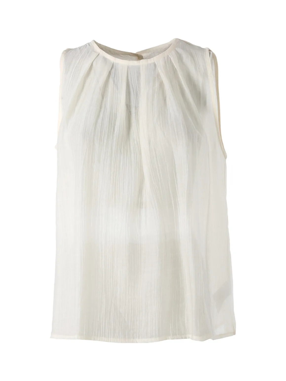 Solada Top donna smanicato - bianco