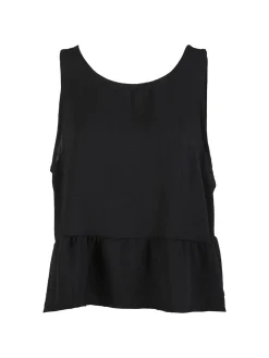 Solada Top donna tinta unita - nero