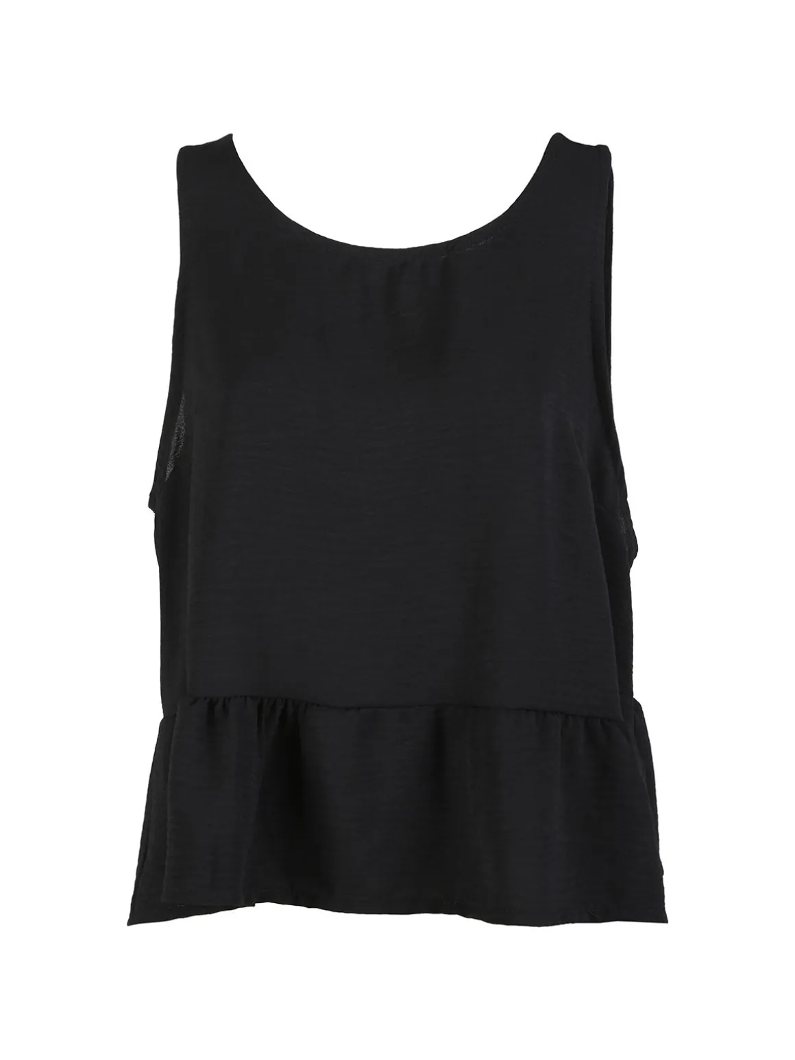 Solada Top donna tinta unita - nero