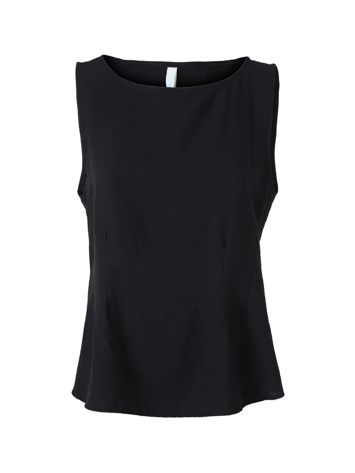 Solada Top smanicato da donna in viscosa - nero