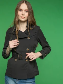 Solada Trench corto da donna a doppiopetto