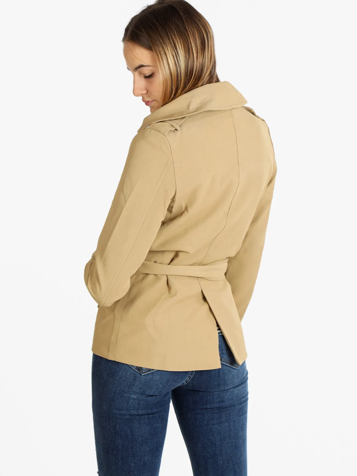 Solada Trench corto donna con cintura