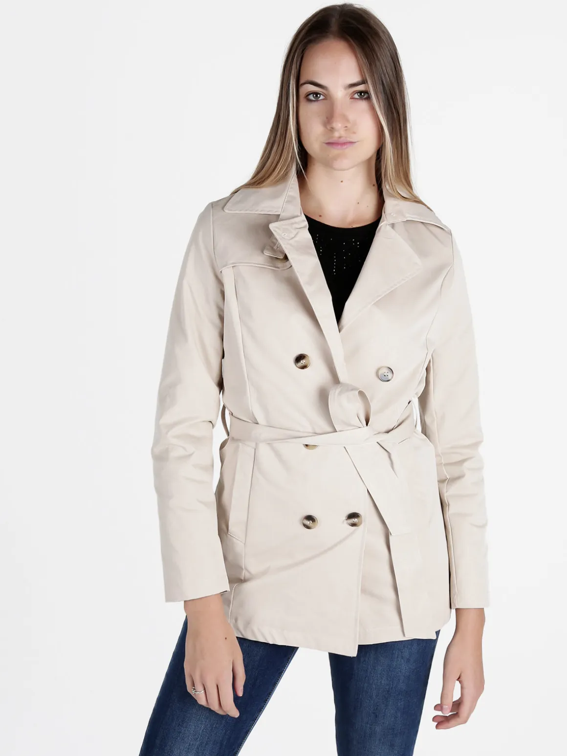 Solada Trench donna con bottoni a doppiopetto