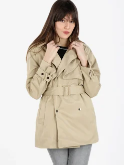 Solada Trench donna con chiusura a doppiopetto e cintura