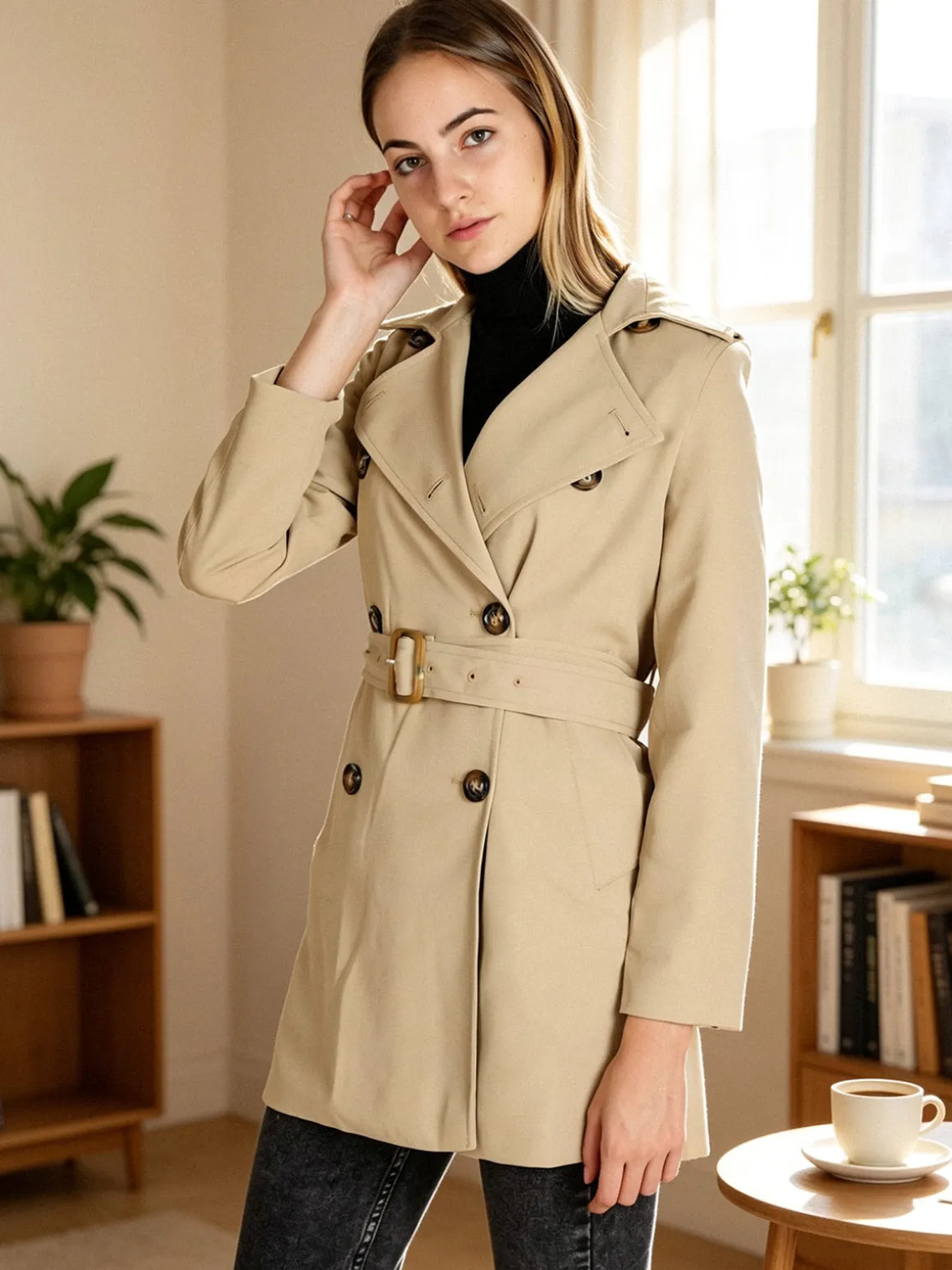 Solada Trench doppiopetto donna