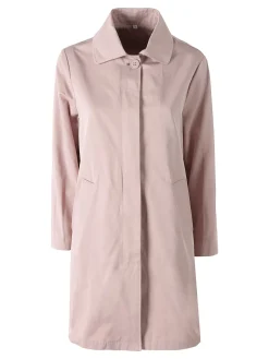 Solada Trench impermeabile da donna con bottoni - rosa