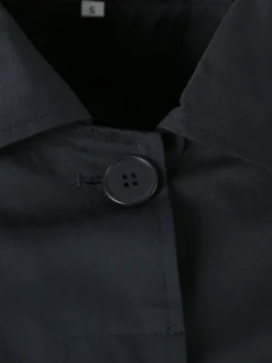 Solada Trench impermeabile da donna con bottoni - blu scuro