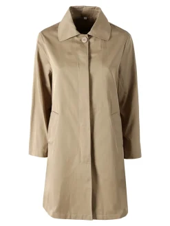 Solada Trench impermeabile da donna con bottoni - khaki