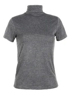 Solada T-shirt dolcevita da donna in tinta unita