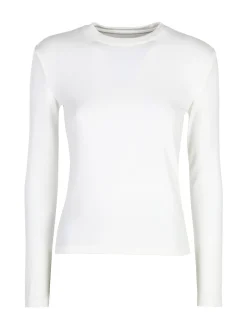 Solada T-shirt donna a maniche lunghe in viscosa - bordeaux