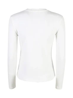 Solada T-shirt donna a maniche lunghe in viscosa - bordeaux