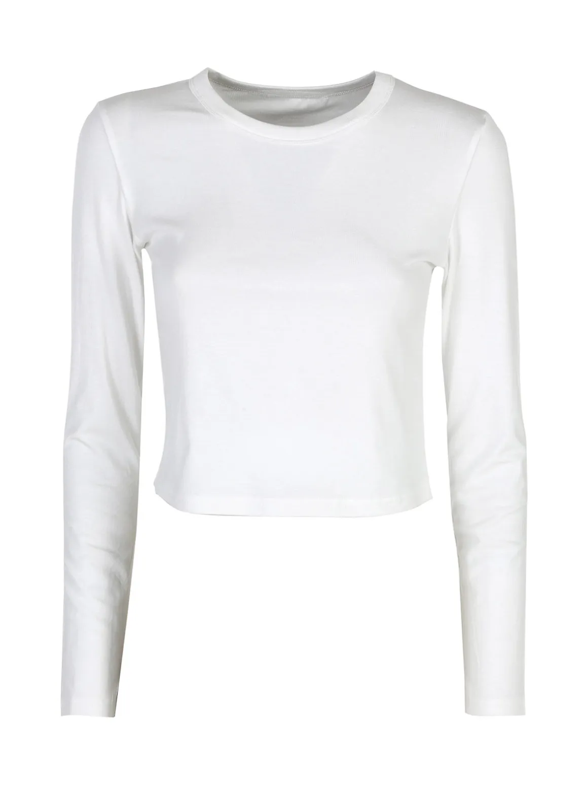 Solada T-shirt donna a maniche lunghe in viscosa - bianco