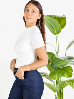 Solada T-shirt donna con scollo drappeggiato