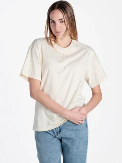 Solada T-shirt donna con strass