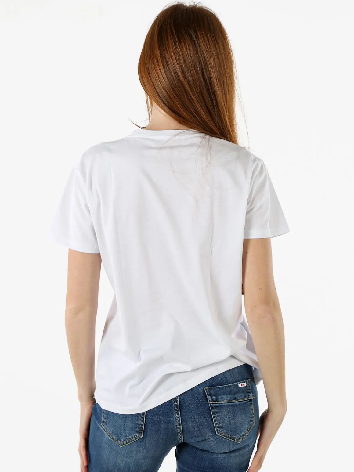 Solada T-shirt donna in cotone con stampa orsacchiotti e strass - giallo