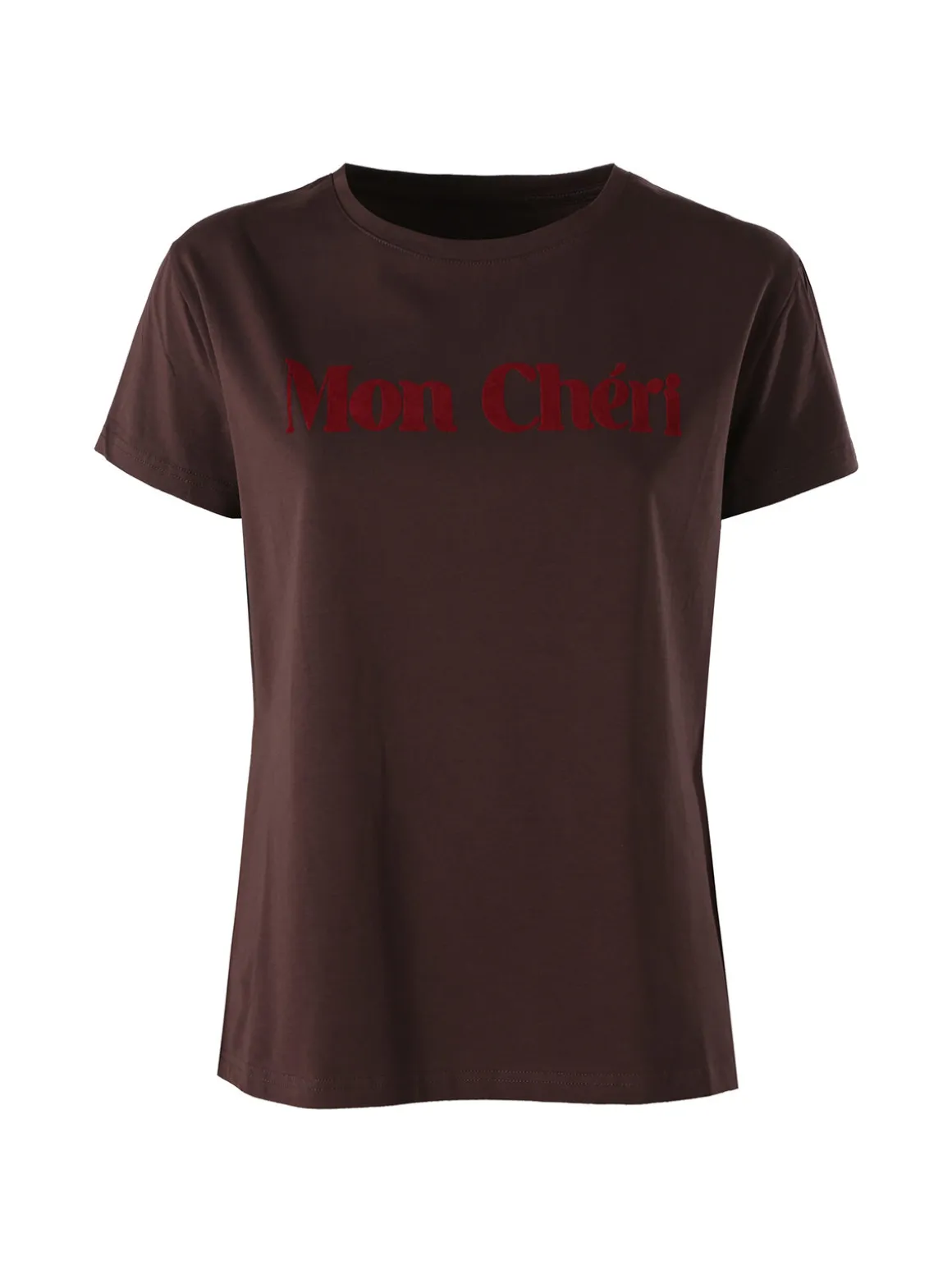 Solada T-shirt donna in cotone con stampa - moro