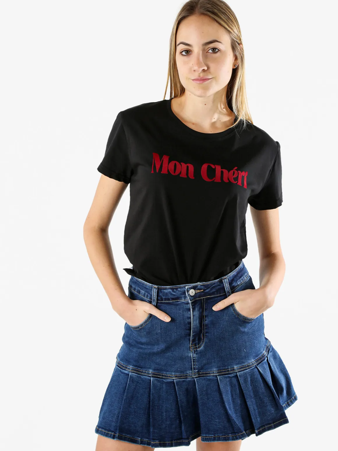 Solada T-shirt donna in cotone con stampa - nero