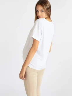 Solada T-shirt donna in cotone monocolore