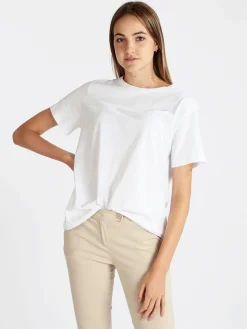 Solada T-shirt donna in cotone monocolore