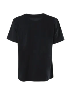 Solada T-shirt donna oversize in cotone - nero