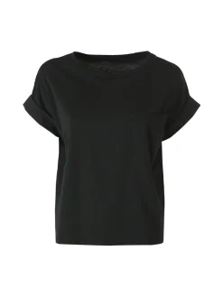 Solada T-shirt donna oversize in cotone elasticizzato - bianco