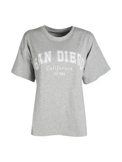 Solada T-shirt donna oversize con stampa scritta