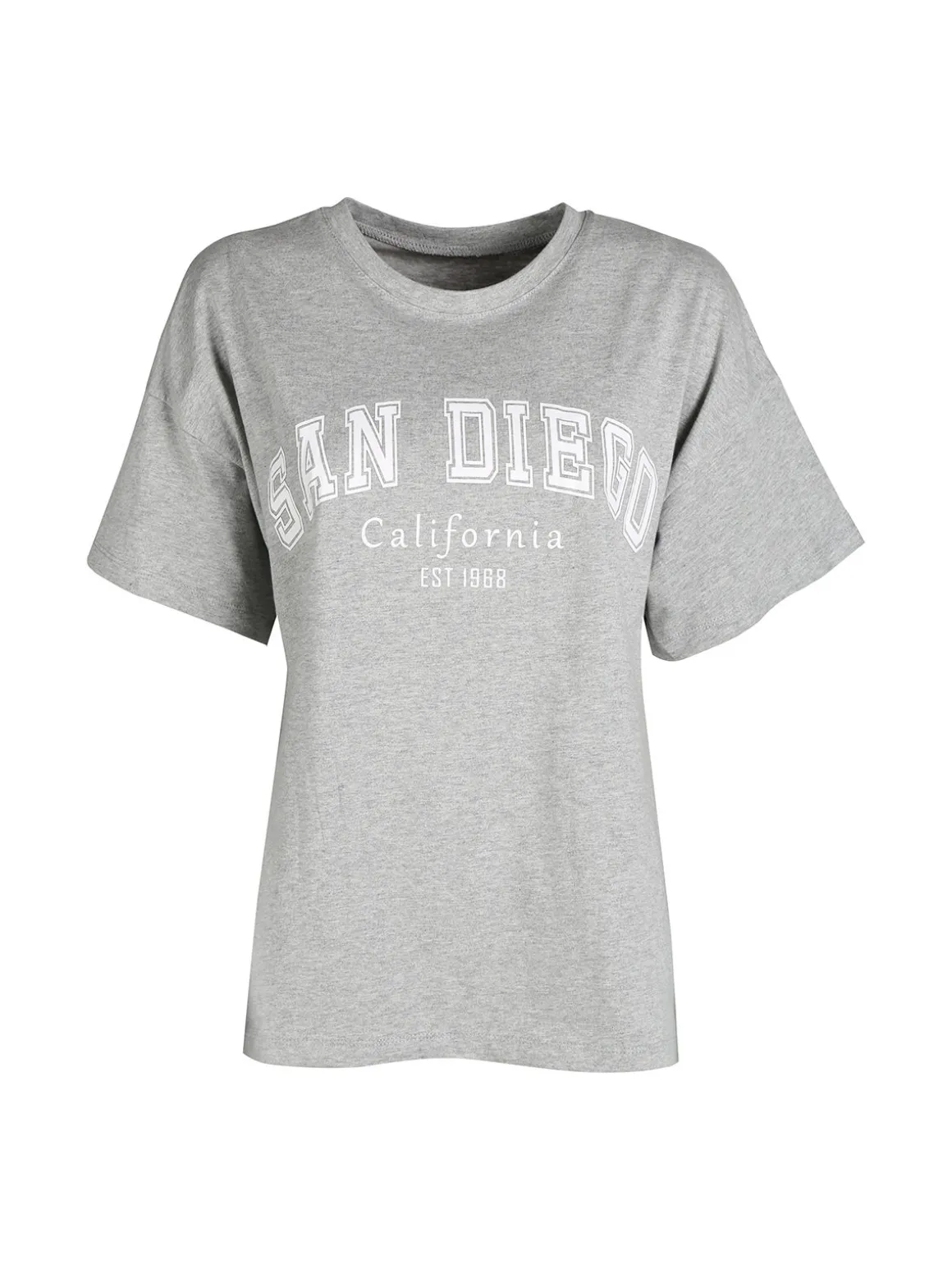 Solada T-shirt donna oversize con stampa scritta