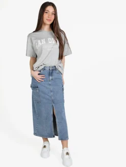 Solada T-shirt donna oversize con stampa scritta
