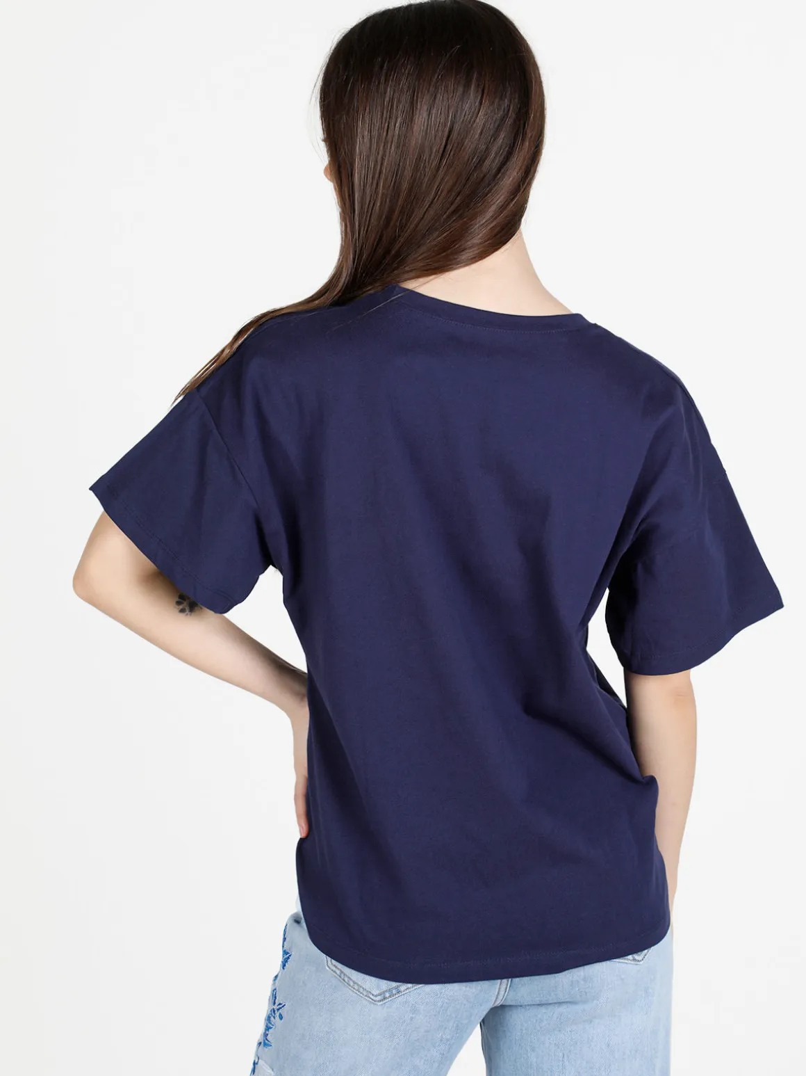 Solada T-shirt donna oversize con stampa scritta