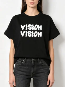 Solada T-shirt donna oversize con giromanica imbottito