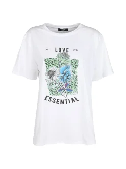 Solada T-shirt donna oversize con stampa fiori