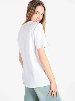 Solada T-shirt donna oversize con stampa fiori