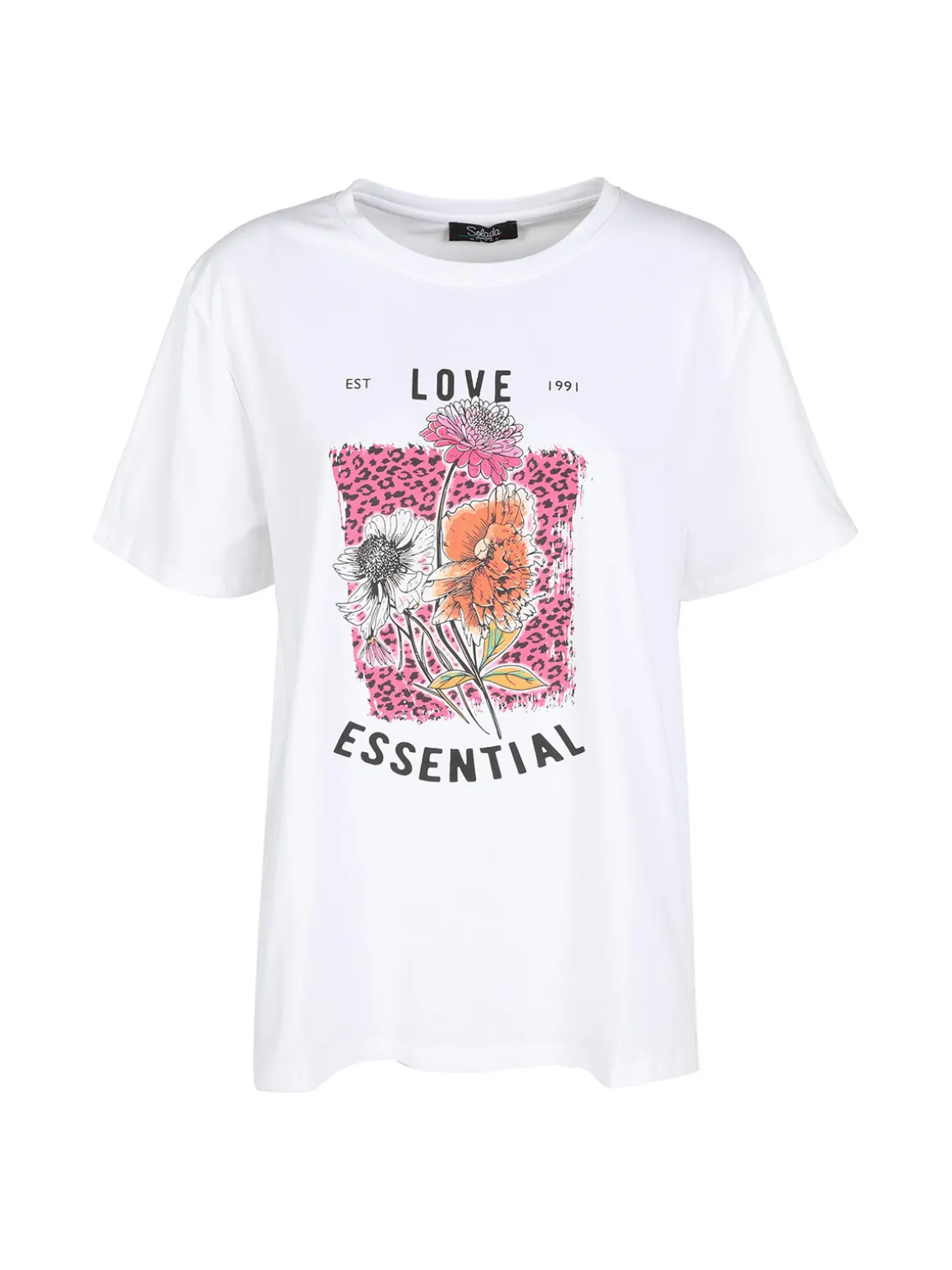 Solada T-shirt donna oversize con stampa orsacchiotto