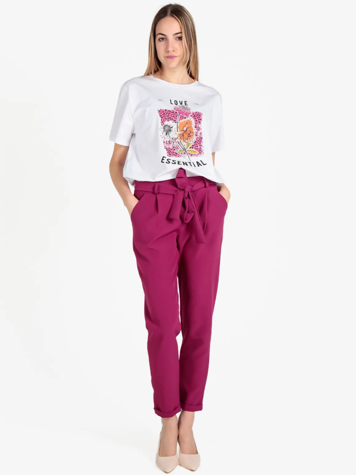 Solada T-shirt donna oversize con stampa orsacchiotto